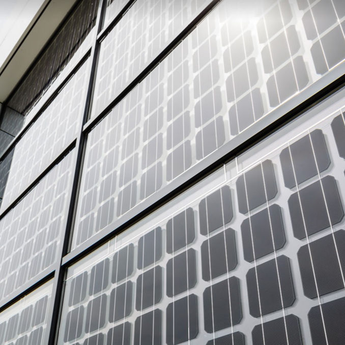 单晶光伏面板 / 透明 / 玻璃-玻璃 / 绝缘