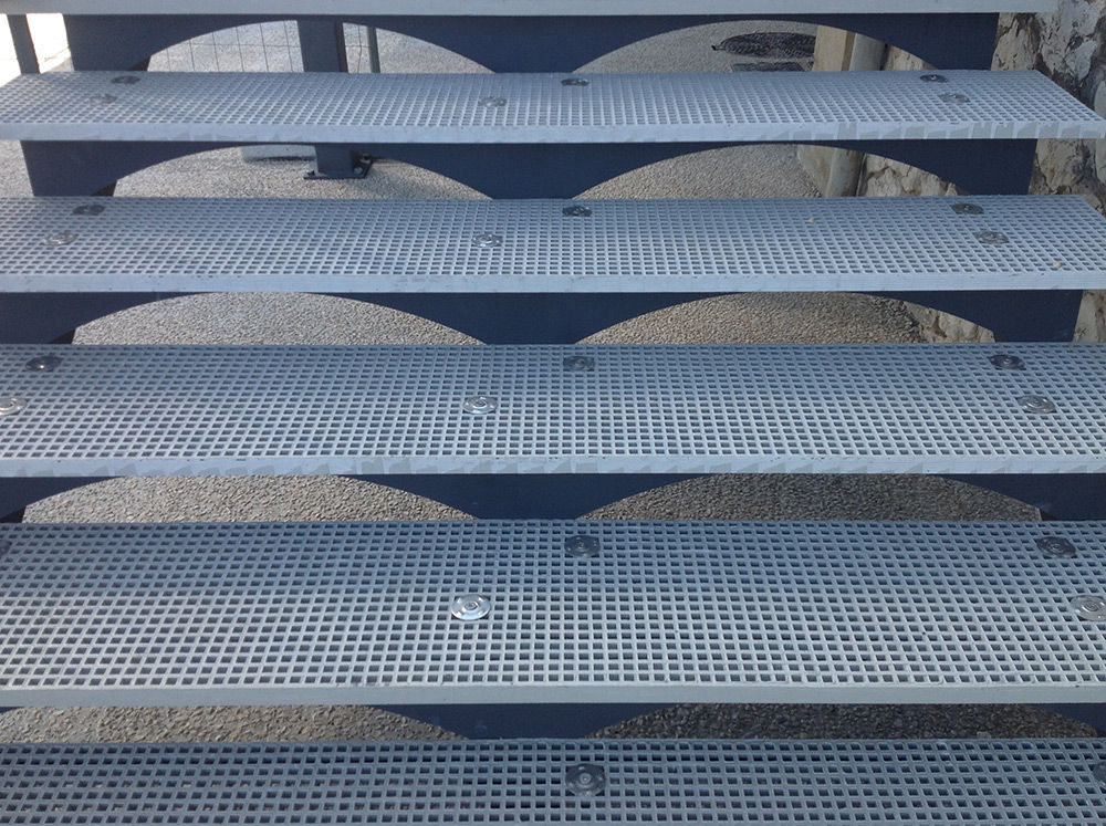 塑料台阶 / 防滑 / 网格 / 预制