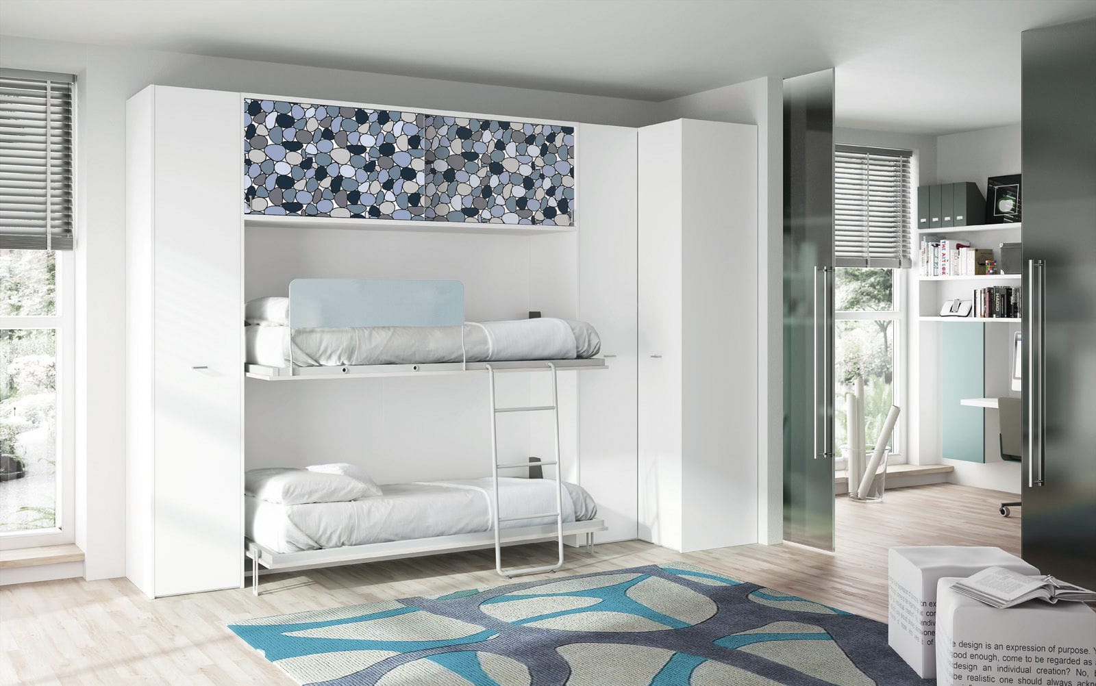 上下床 / 壁挂 / 单人 / 现代风格