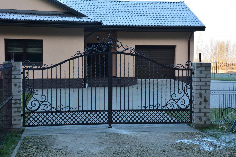 平开大门 / 锻铁 / 带栏杆 / 家用 - 22 - la forge artistique