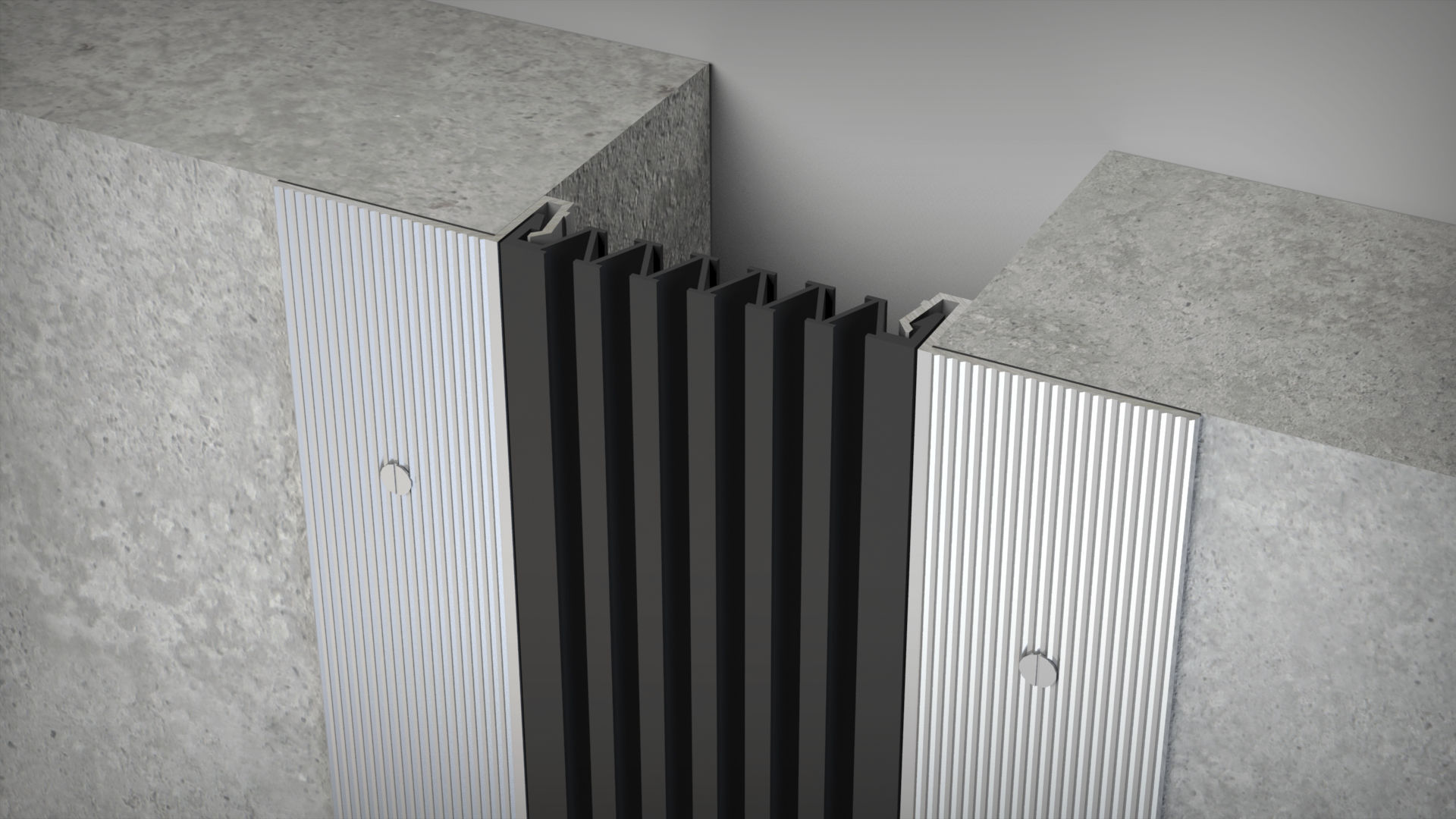 铝制膨胀缝 / 腈类 / 用于外墙 / 墙面