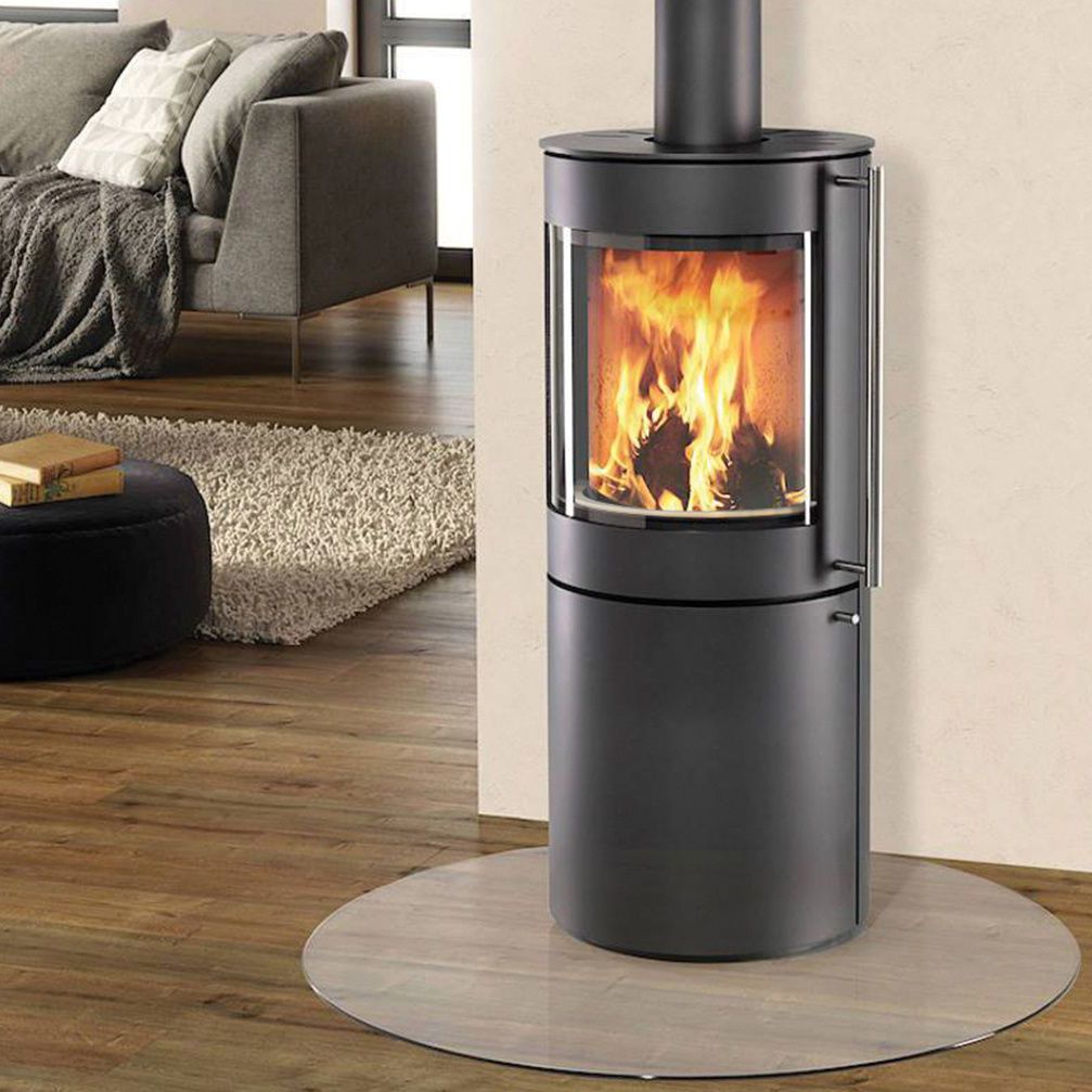 木材采暖炉 / 现代风格 / 钢 / 玻璃