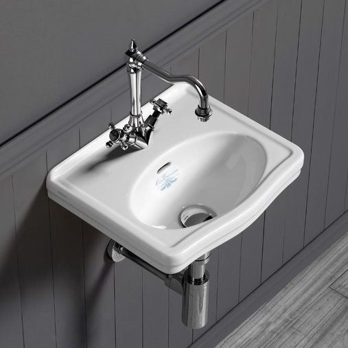 悬挂式台盆 / 矩形 / 陶瓷 / 现代风格