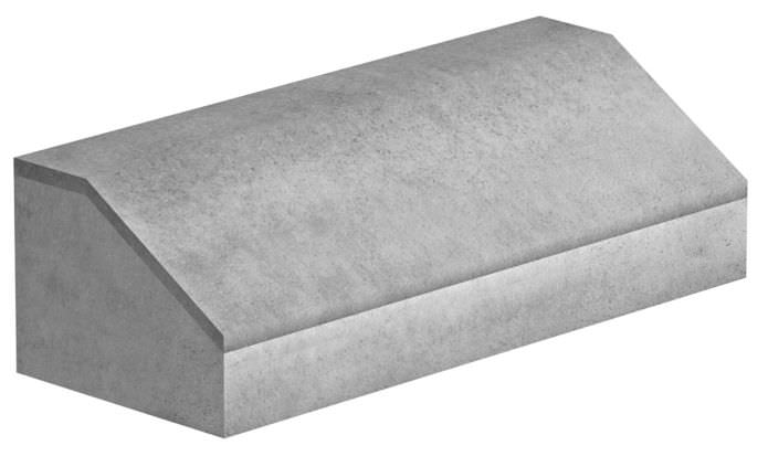 人行道路缘坡道 / 混凝土 / 线性