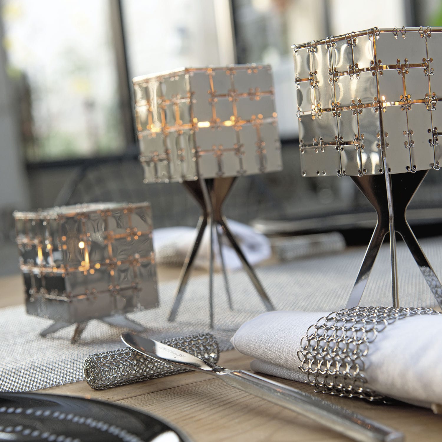 不锈钢小蜡烛座