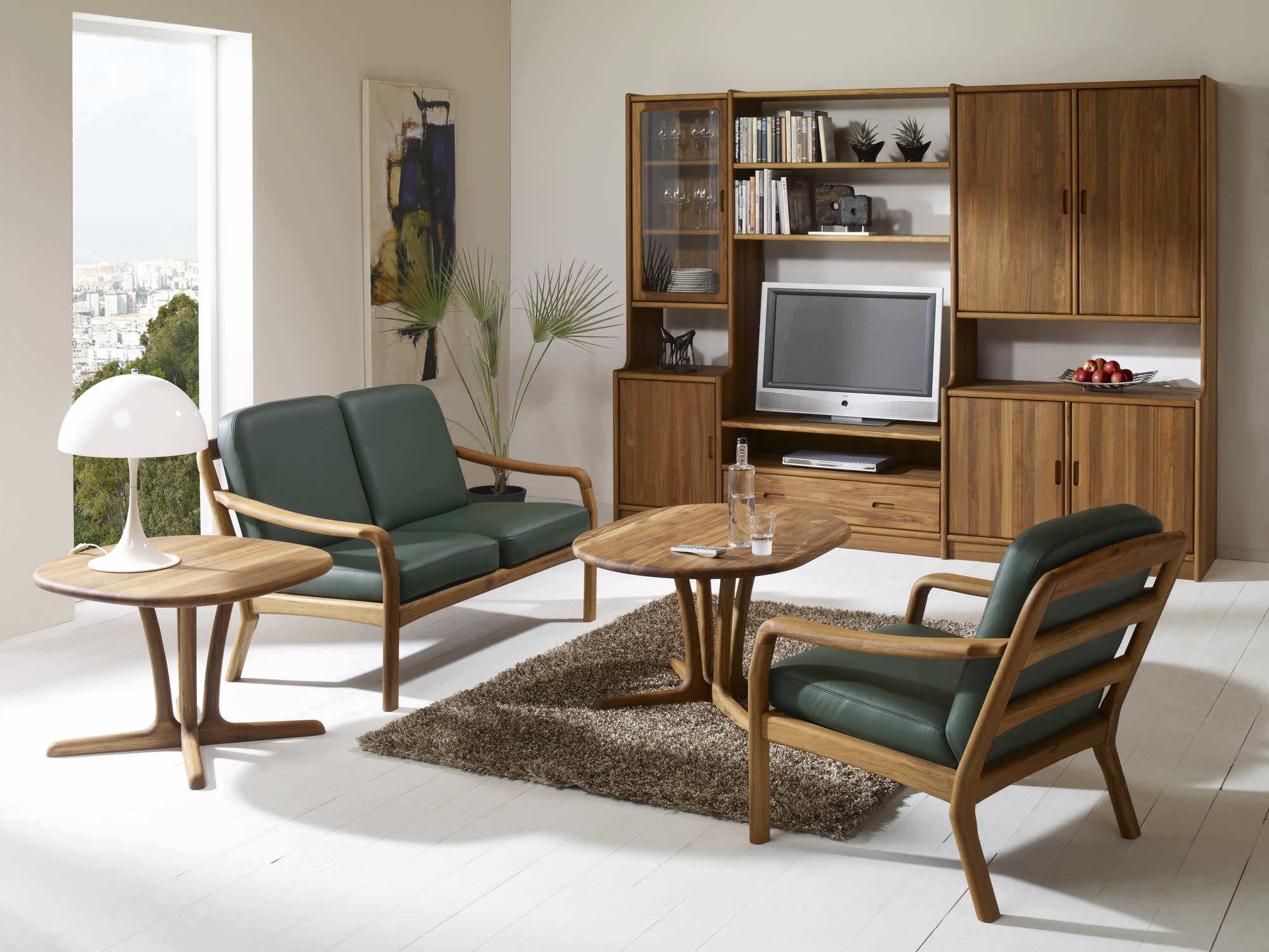 现代风格电视墙组合柜