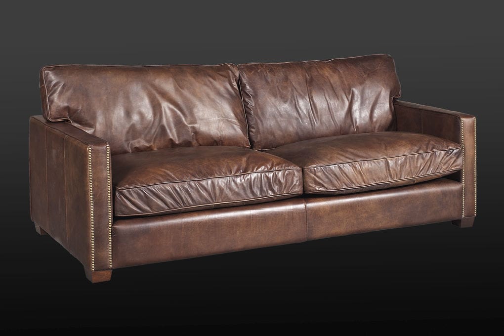 现代风格沙发 / 皮质 / 棕色