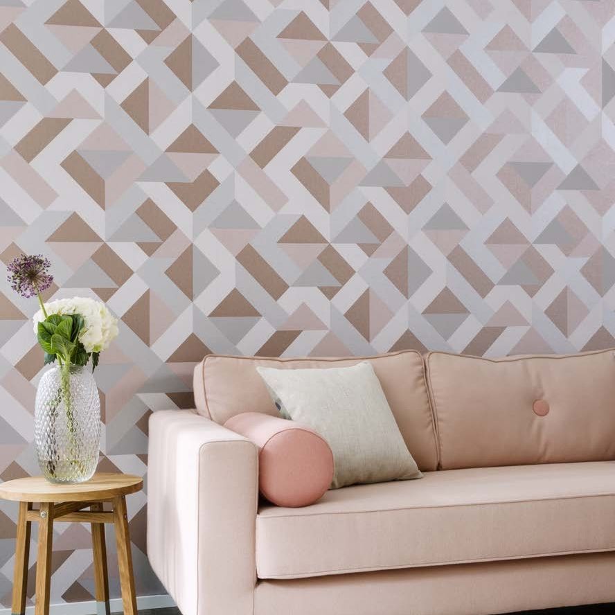 现代风格墙纸 / 几何图案 / 无纺布