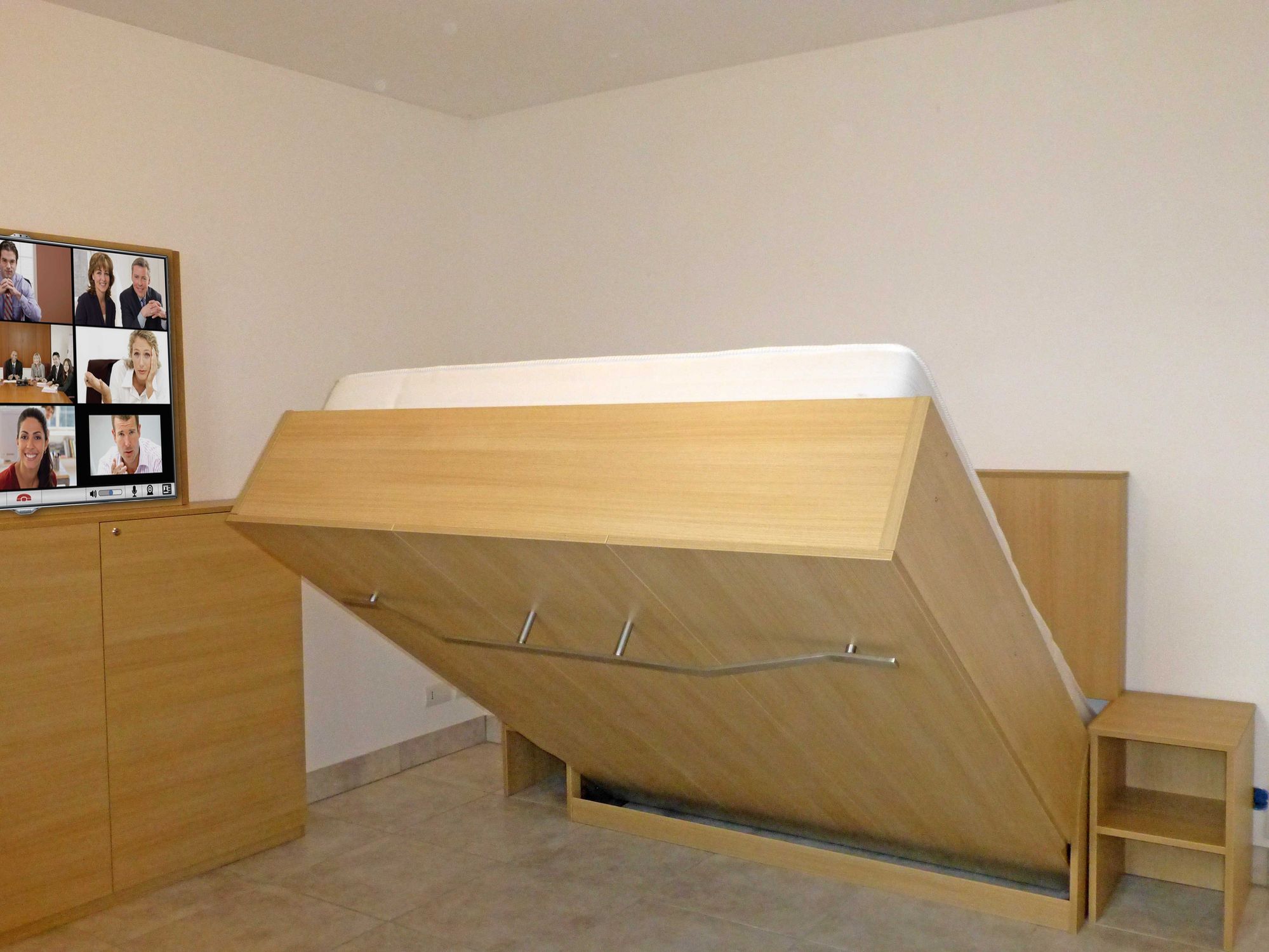 壁挂床 / 双人 / 现代风格 / 定制