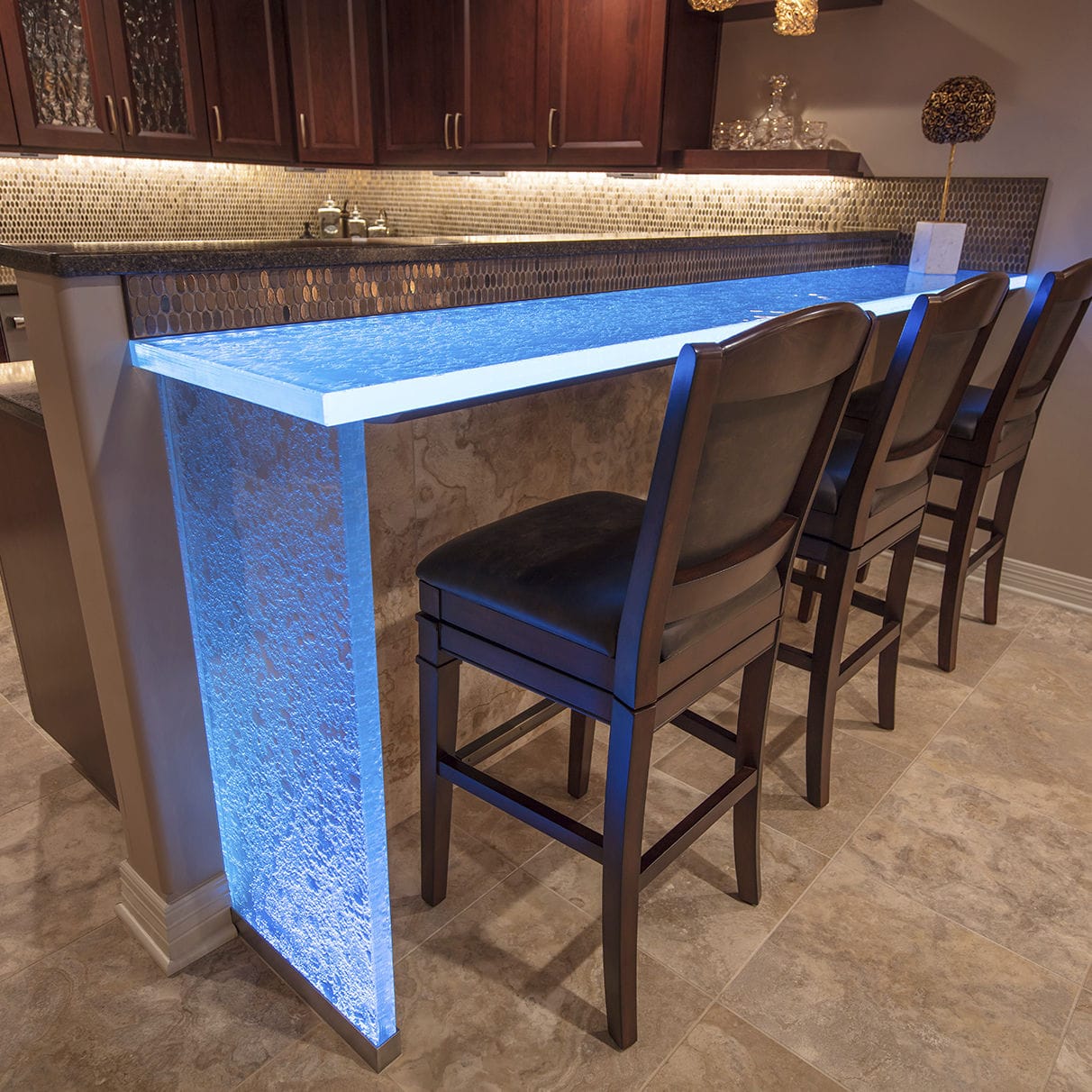 吧台柜台 / 玻璃 / 直线型 / 发光