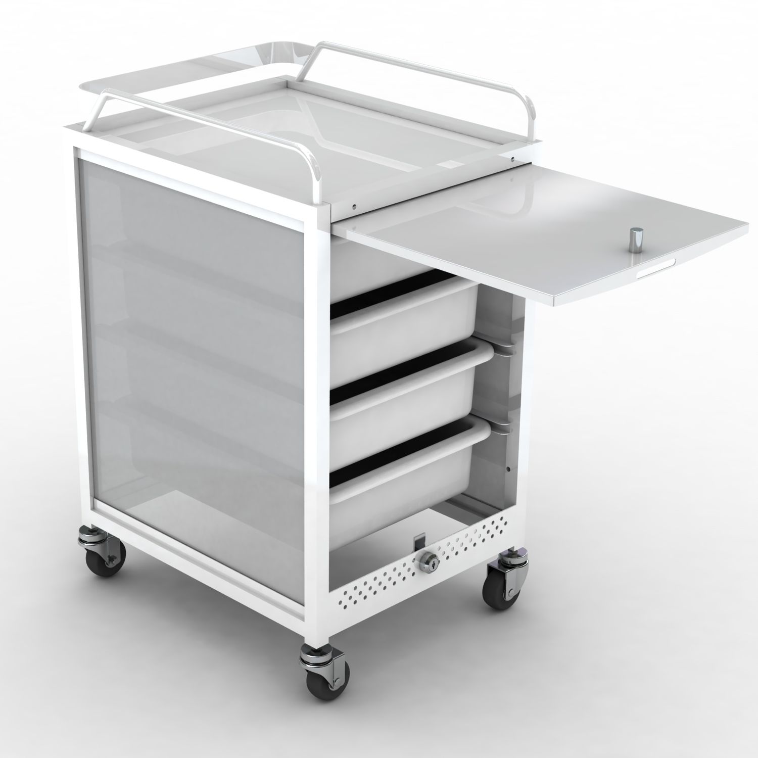 护理推车 / 用于美容沙龙 / 金属