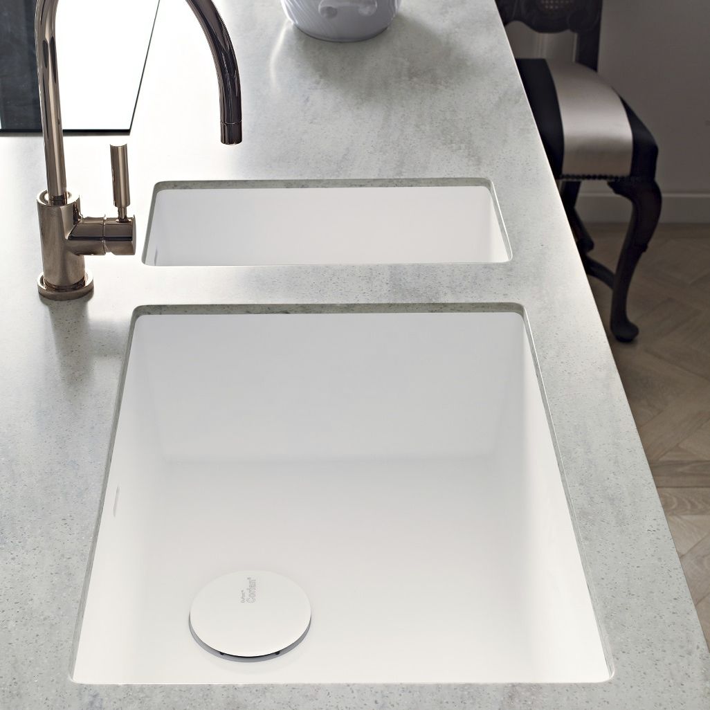 Corian®可丽耐厨房台面- Arrowroot - CORIAN - 厨房 灰色 光滑