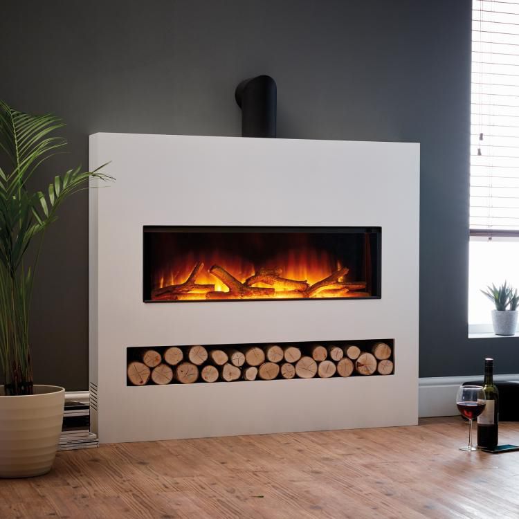 电动壁炉 / 现代风格 / 炉膛封闭式 / 嵌入式