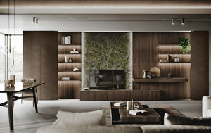 现代风格电视墙组合柜