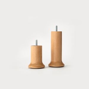 山毛榉木床脚 1
