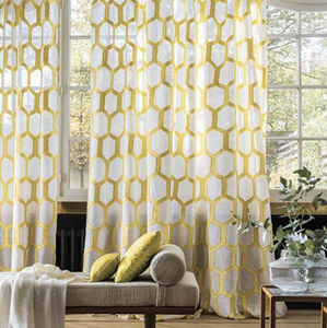 几何图案纱 1