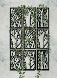 绿植墙格架