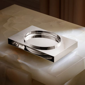抛光不锈钢餐桌中央摆饰 1