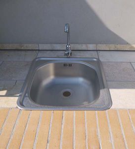 不锈钢厨房水槽柜 / 用于花园