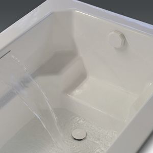 带溢水孔浴缸下水器