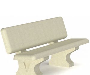 传统风格公共长椅 1