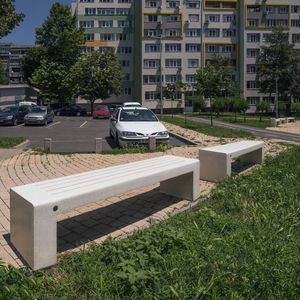 现代风格公共长椅
