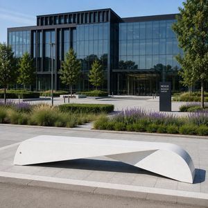 现代风格公共长椅