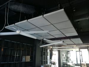 布料声障板