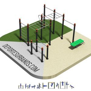 城市街头健身公园