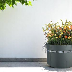电镀钢花坛