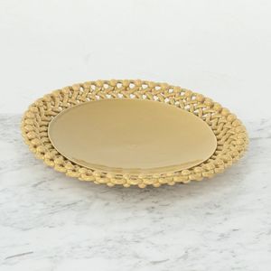 釉面陶瓷展示盘