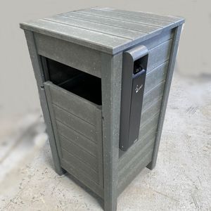 带烟灰缸垃圾桶