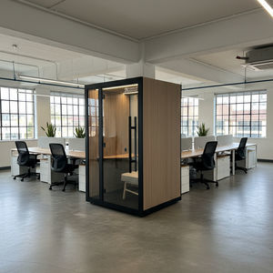 内置照明办公桌POD
