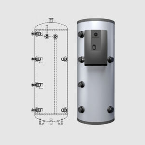 颗粒圆柱形热水器