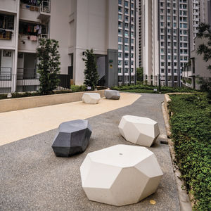 现代风格公共长椅 1
