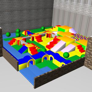 泡沫摩托车培训道 1