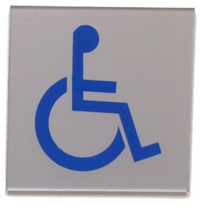 不锈钢门上标识