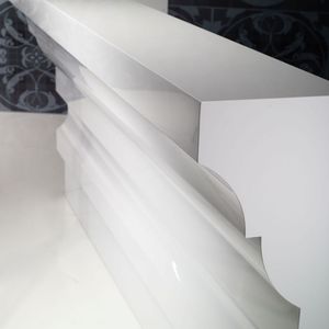 木质前台接待桌 / 用于理发店