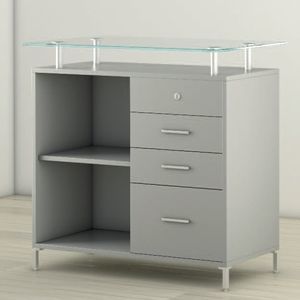 现代风格玻璃展示台