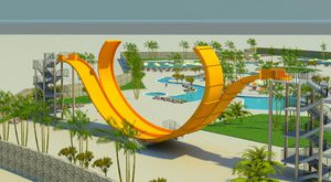 水上乐园坡道