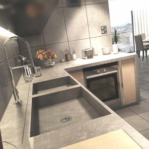 Ductal®UHP混凝土厨房台面