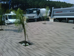 WPC露台地板条