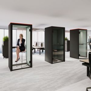 内置照明办公桌POD