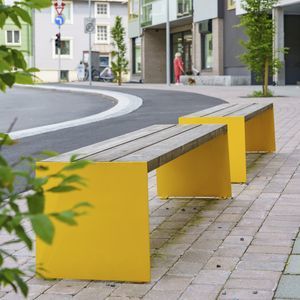 现代风格公共长椅