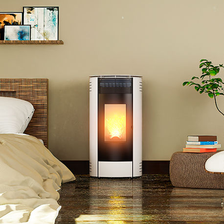 颗粒采暖炉 - KYRA - Alfa-Plam  a.d. - 7.5 kW / 现代风格 / 金属板