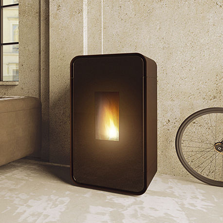 颗粒采暖炉 - XUMA  - Alfa-Plam  a.d. - 7.5 kW / 现代风格 / 金属板