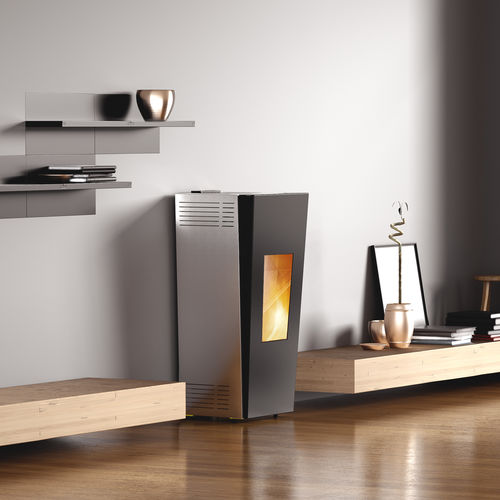 颗粒采暖炉 - FORMA EASY  - Alfa-Plam  a.d. - 7.5 kW / 现代风格 / 金属板