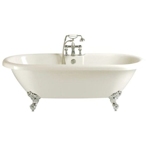 椭圆浴缸 - BBOFSW00 - HERITAGE BATHROOMS - 猫脚 / 丙烯塑料 / 双