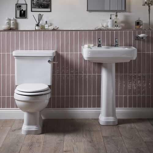 落地式台盆 - PWYW05 - HERITAGE BATHROOMS - 陶瓷 / 长方形 / 现代风格