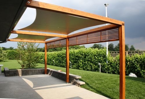 临墙凉棚架 - PERGOLAVELA - Proverbio Outdoor Design - 木质